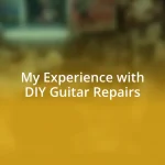 My Experience with DIY Guitar Repairs